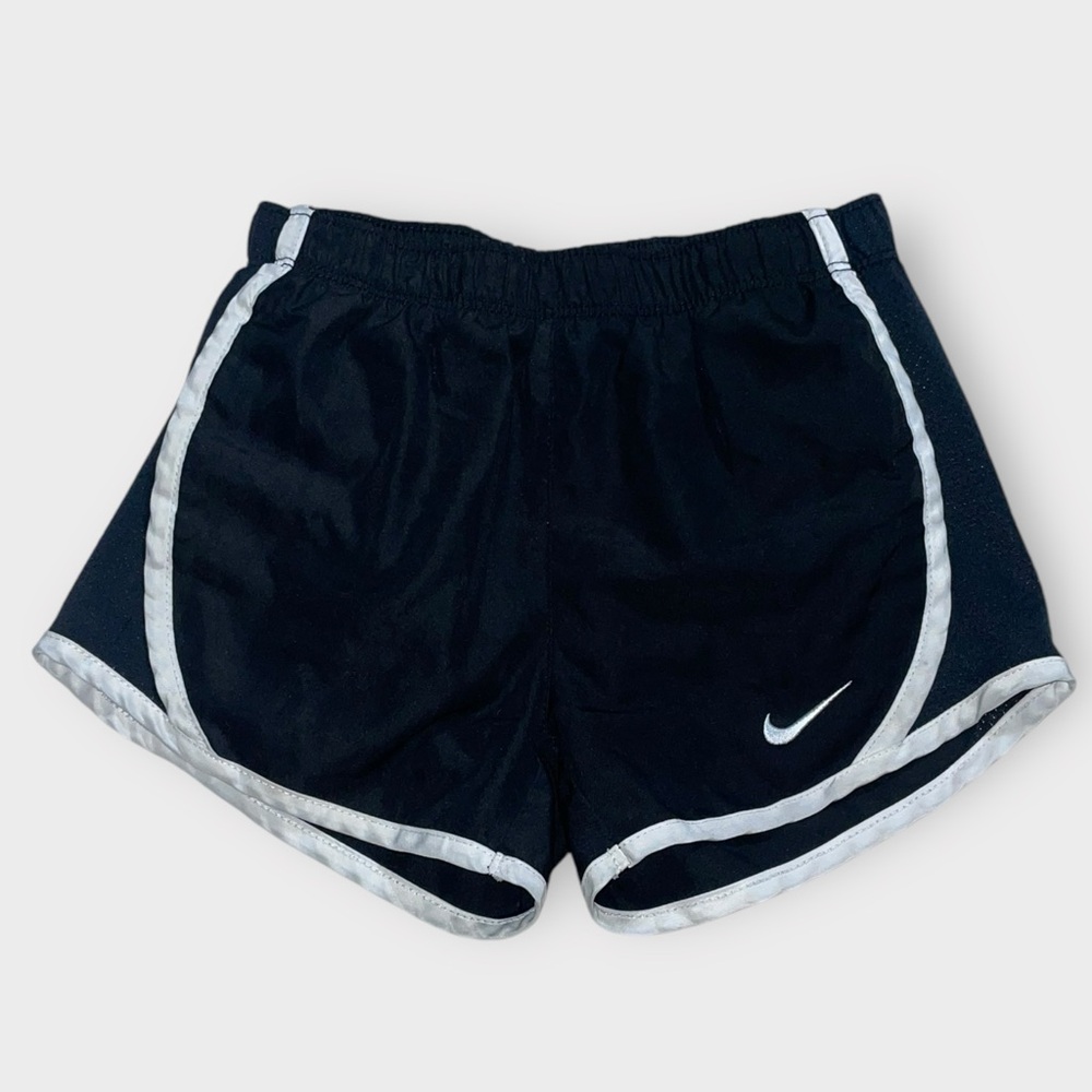 Nike Girls’ Dri-Fit Black & White Athletic Shorts (sz 4)